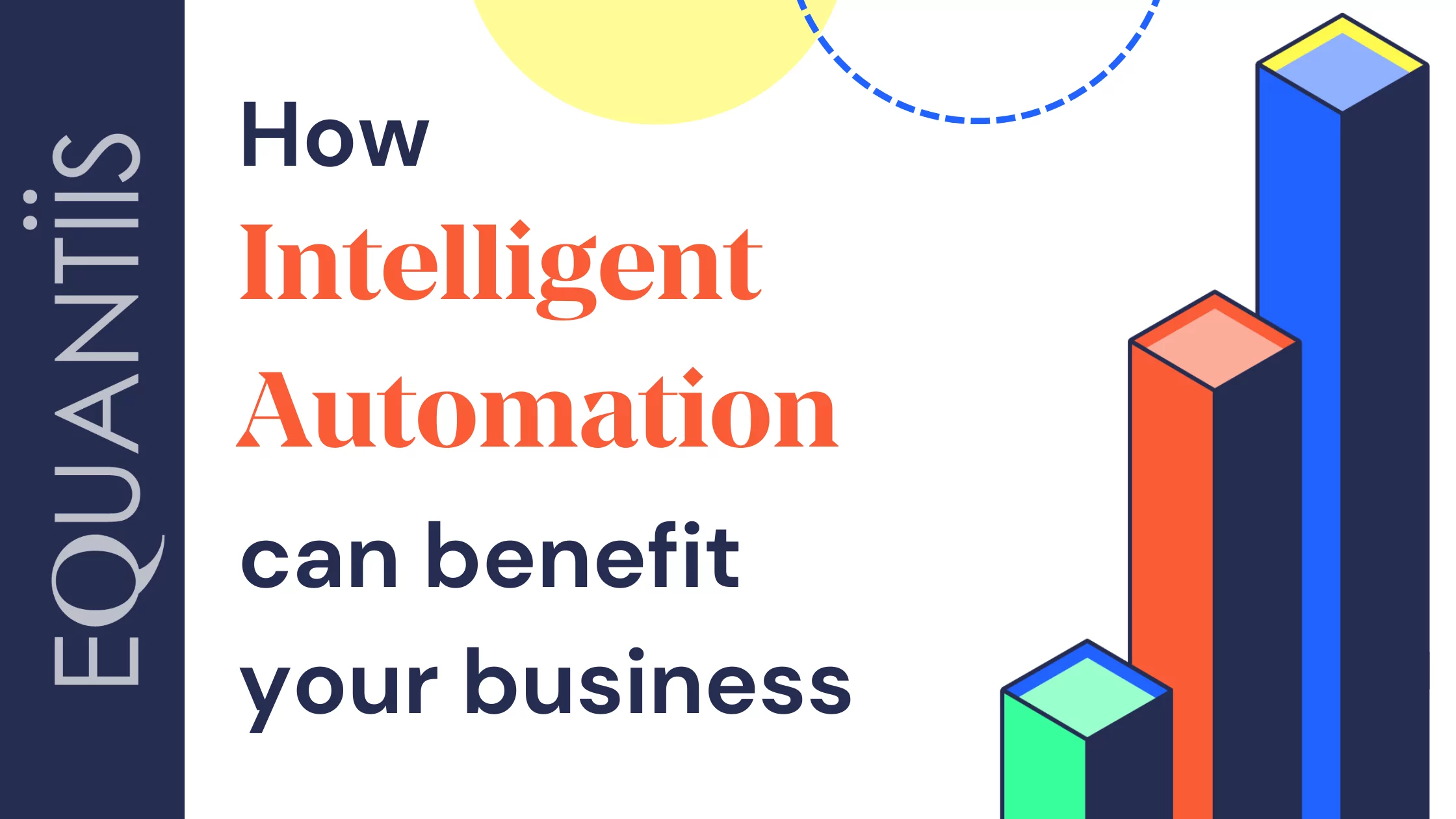 illustration of charts, how intelligent automation can benefit your business